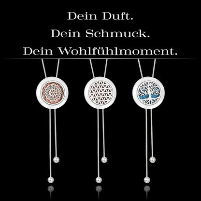 EasiScent Aroma-Dufthalskette + 10 Pads