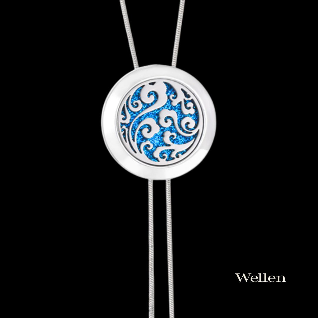 EasiScent Aroma-Dufthalskette + 10 Pads