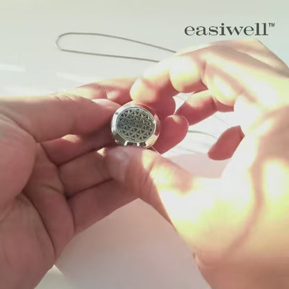 EasiScent Aroma-Dufthalskette + 10 Pads